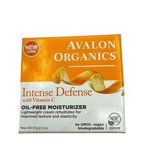 Avalon Organics Defense Rejuvenating Oil Free Moisturizer Vitamin C 2 Oz